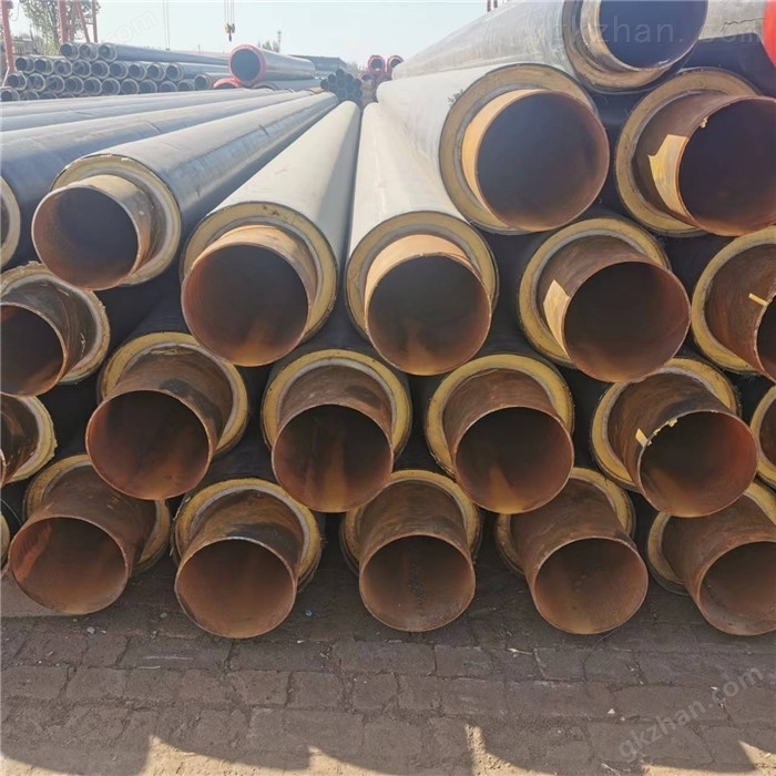 地埋管道预制直埋管聚氨酯直埋保温钢管dn200(图1)