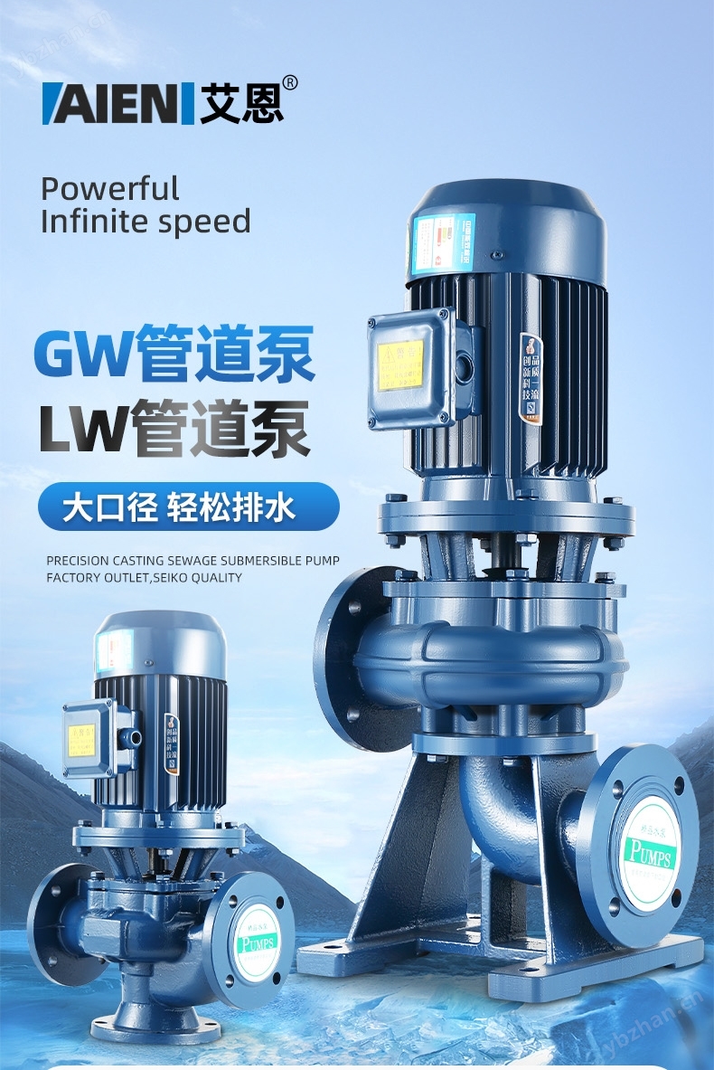 100LW60-12-4LW高楼生活用水管道排污泵(图1)