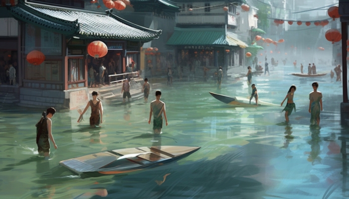 造成城市内涝的原因造成城市内涝的主要人为原因(图2)
