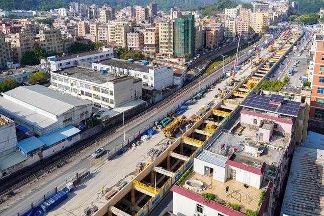 894米！深圳这座超长地铁车站正式进入主体结构施工阶段(图3)