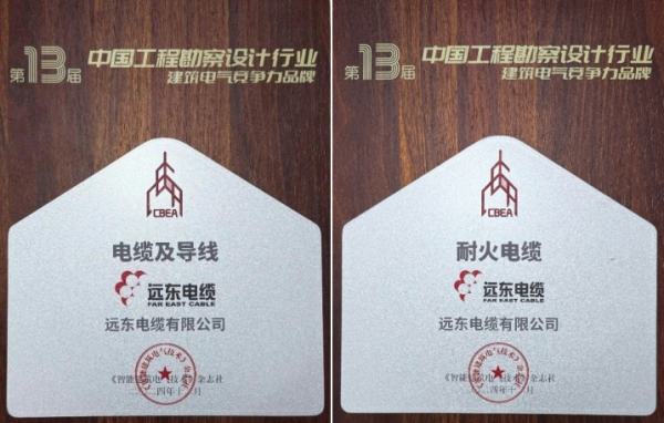远东电缆荣膺第13届(图1)