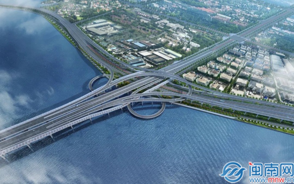 “跨海”工程正式启动！泉州百崎通道A2项目海上首桩开钻(图2)