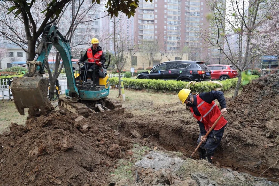 六安这个社区投资千万改造雨污管网(图1)