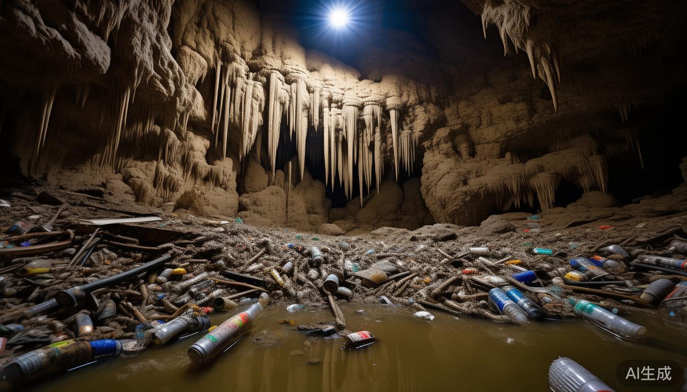 贵州毕节溶洞现十层楼高垃圾山!有害垃圾也有?处理进展如何?(图6)