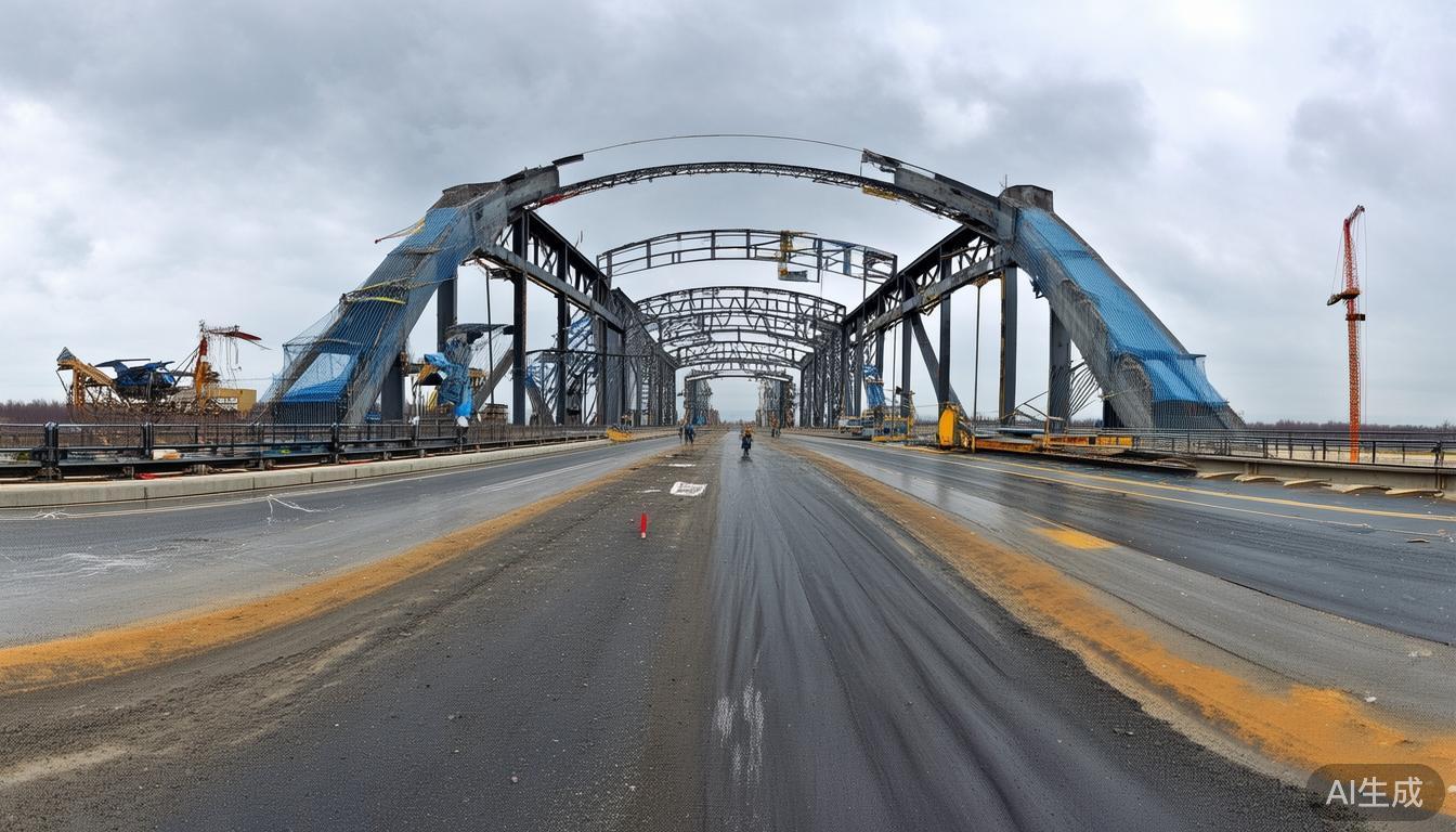 襄阳三十八中学人行天桥进入冲刺！95%进度能缓解拥堵？(图3)