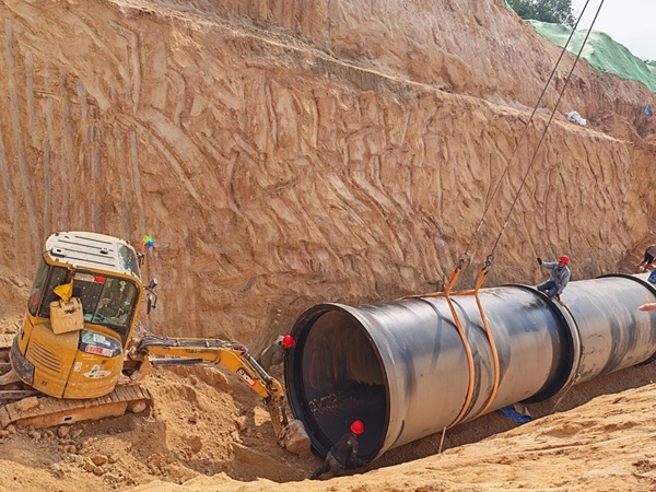 世界首例！超大口径球墨铸铁管在输水工程成功应用(图1)