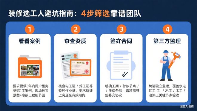 境影：装修时必看的工种攻略丨从水电到收尾的施工指南(图7)